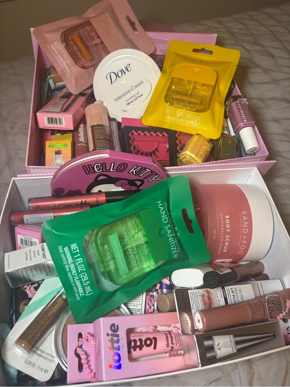 2 make up gift boxes. Over 55 items. Retail $400